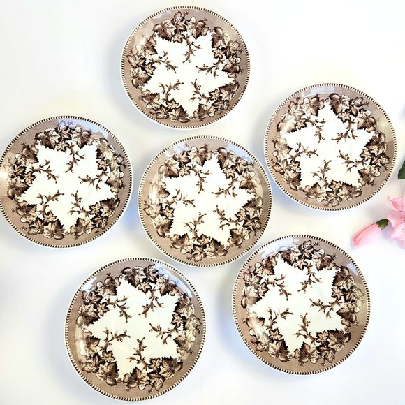 Vintage - Set of 6 - Flat Cup & Saucer Set - Westbourne by SPODE - Picture 5 of 14